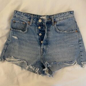 Zara denim shorts